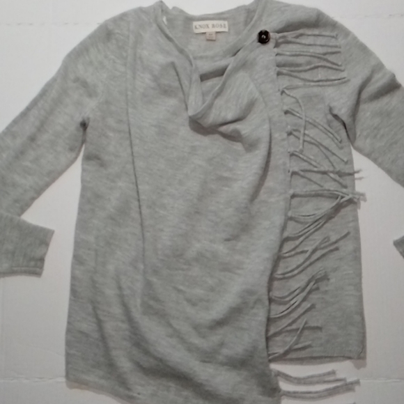 Knox Rose, knit Sweater Gray XS